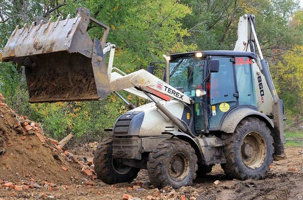 Фото Аренда экскаватора-погрузчика Terex 860