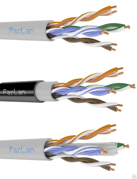 Фото Кабель компьютерный U/UTP Cat5e 4х2х0,52 PVC