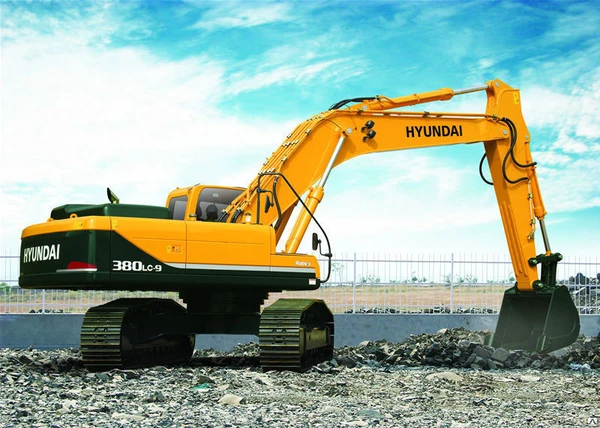 Фото Экскаватор гусеничный Hyundai R380LC-9SH ковш 1,9 куб.м