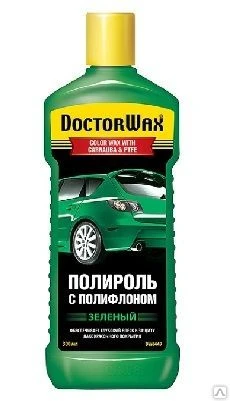 Фото Полироль с тефлоном зеленая Doctor Wax,300мл.