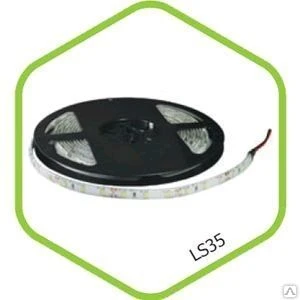 Фото Лента светодиодная LS 35G-60/33 60LED 4.8Вт/м 12В IP33 зеленая ASD