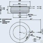 фото Силовой тиристор Т353-800