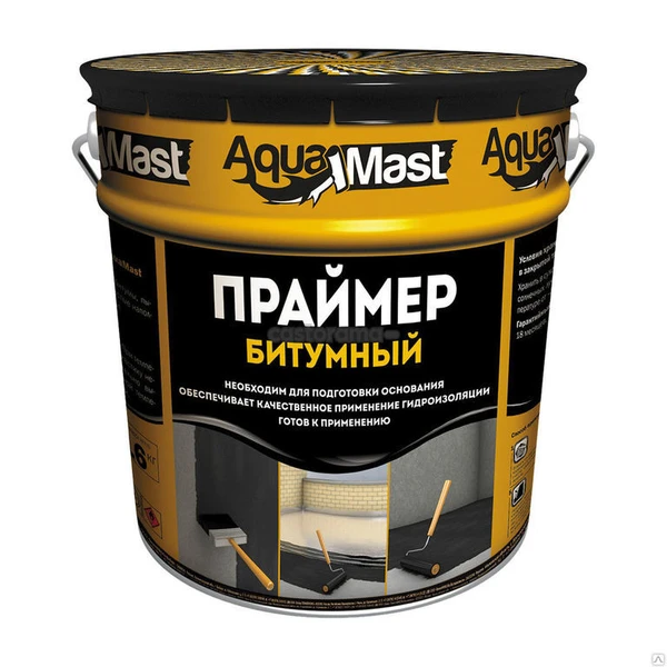 Фото Праймер битумный 10л (8кг) Aqua Mast