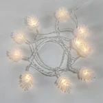 фото Гирлянда светодиодная "Шишки" 1.5м 10LED тепл. бел. провод прозр. 2хAA (батарейки не в комплекте) Neon-Night 303-098