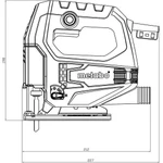 Фото №2 Лобзик STEB 65 Quick 450Вт 600-3100/м мтн коробка Metabo 601030000