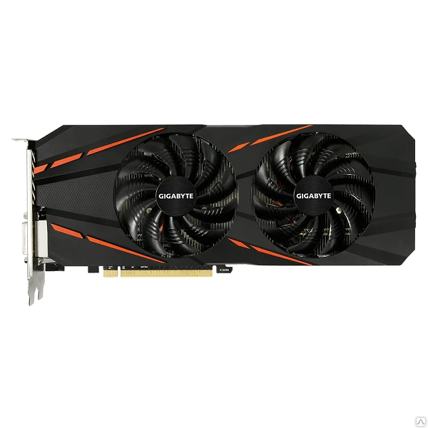 Фото Видеокарта GeForce GTX1060 6144Mb Gigabyte GV-N1060G1 GAMING-6GD, 
1620/800