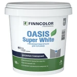 фото Краска для потолков Finncolor SUPER WHITE супербелая глубокоматовая, 0.9л