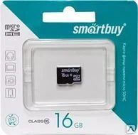 Фото Карта памяти microSDHC 16GB Smart Buy Class