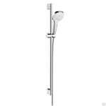 фото Hansgrohe Croma Select E 26590400 Душевой гарнитур 0,9м, белый/хром Hansgro