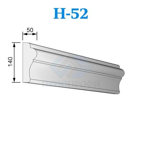 Фото Фасадные наличники из пенопласта (пенополистирола) Н-52, ПСБ-С-25Ф. Фасадный декор из пенопласта