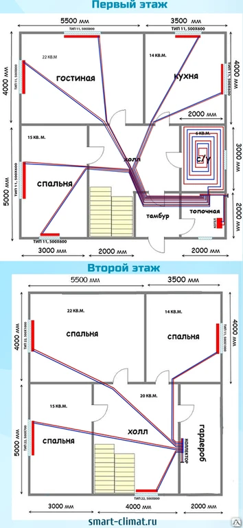 Фото Монтаж систем отопления и теплого пола