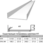 фото П-образный термопрофиль (направляющий) с просечкой и без просечки