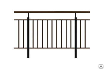 Фото Сварные перила П-2