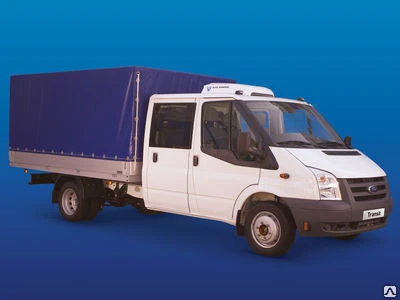 Фото Бортовой Ford Transit 350EF бортовая платформа с тентом (D/C)