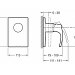 фото Смеситель для душа встраиваемый Jacob Delafon Symbol E98712-CP