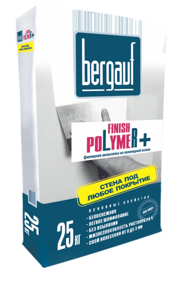 Фото Шпаклевка Bergauf Finish Polymer (финишная, полимерная), 5 кг