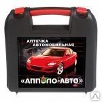 фото Аптечка автомобильная в пластиковом чемоданчике