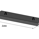 Фото №2 Железобетонная перемычка 2ПБ 30-4п 2980х120х140 мм