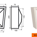 фото LEPNINA PLAST Замки ЗВ-200/3 Фасадная лепнина 200х100х160мм