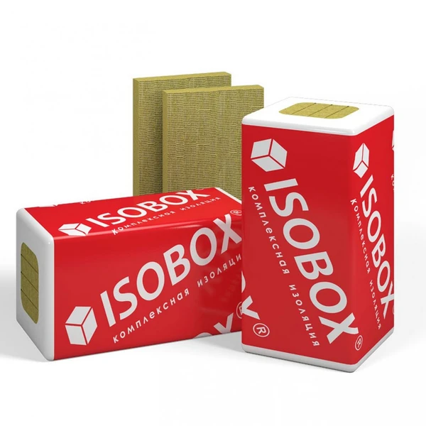 Фото Утеплитель ISOBOX ВЕНТ (50*600*1200) 6шт. 4,32м2 (0,216м3), 80кг/м3, ТехноНИКОЛЬ