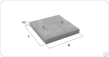 Фото Плита опорная ОП 6-2