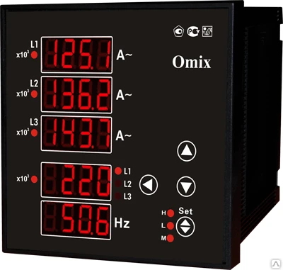 Фото Мультиметр цифровой Omix Р99-M(AVF)-3-0.5-AC220