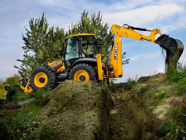 Фото Экскаватор погрузчик JCB 4CX аналог CAT 434, аналог CASE 695