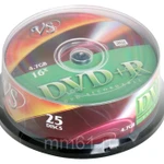 фото Диск VS  DVD+R 4.7 Gb 16х (уп.25 шт. в пл. кор.) /250/