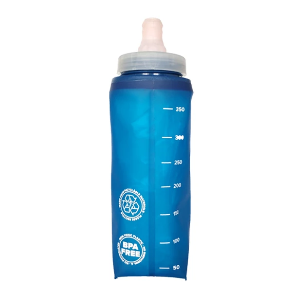 Фото Stylish environmentally friendly outdoor folding silicone filter water bottle