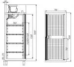 Фото №2 Шкаф холодильный R1400К Carboma