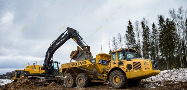 Фото Аренда сочлененного самосвала Volvo A30D, Москва