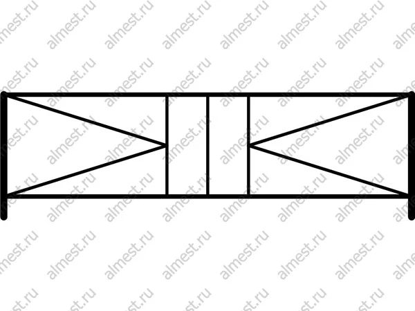 Фото Ограждение газонное AB-5005 эконом