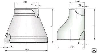 Фото Переход 325 ГОСТ17378; 102-488-95 ст.20; 09Г2С; 12Х18Н10Т