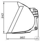 Фото Ковш 320.45.01.000-В для погрузчика Амкодор-320