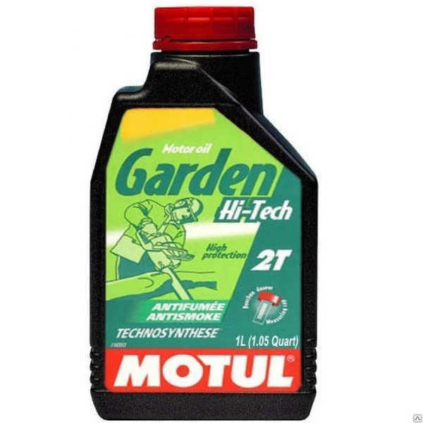 Фото Масло MOTUL Garden 2T Hi Tech 1 л. полусинтетика