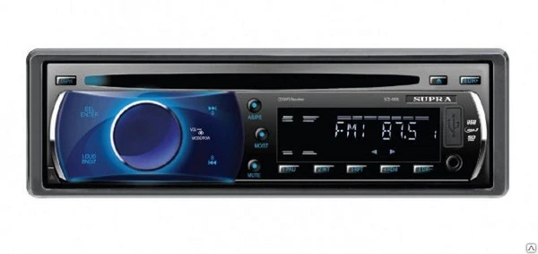 Фото Автомобильная магнитола SUPRA SCD-400U 1Din CD/MP3