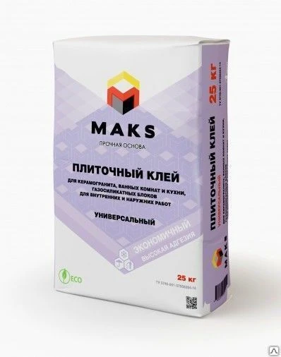 Фото Клей плиточный универсальный MAKS