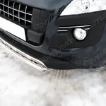 фото Защита переднего бампера на Peugeot