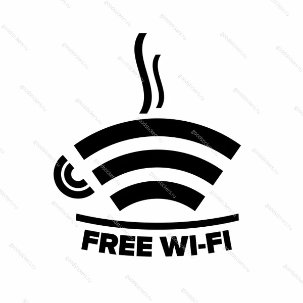 Фото Наклейка «FREE Wi-Fi»