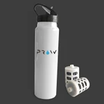 фото Bpa-free portable water filter food grade stainless steel water bottle with strainer