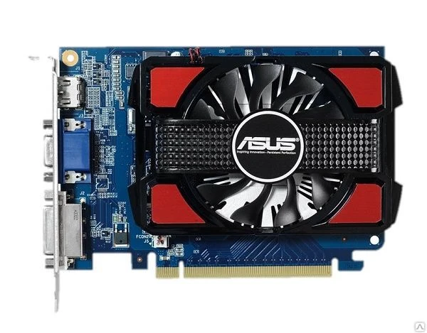 Фото Видеокарта GeForce GT730 4096Mb Asus GT730-4GD3 700/1100, 64bit, 
DDR3, VGA