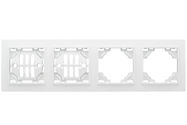 Фото Рамка 4-м Минск горизонтальная бел. Basic EKF ERM-G-304-10