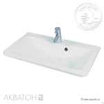 фото Раковина Сиена М 750 белая Акватон 1A70613KSN010 Aquaton