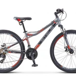 фото Горный (MTB) велосипед STELS Navigator 610 MD 26 V040 антрацитовый/красный 16" рама