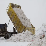 фото Вывоз снега Аренда самосвалаом