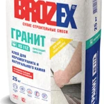 фото Клей для керамогранита и натурального камня KS 112 Brozex 25кг