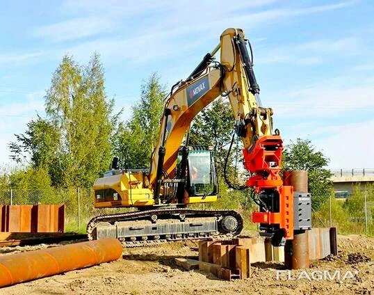 Фото Ограждение котлована из Буронабивных Свай