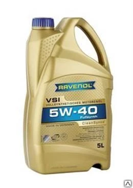 Фото Масло моторное синтетическое Ravenol VSI 5w40 A3/B4 5л