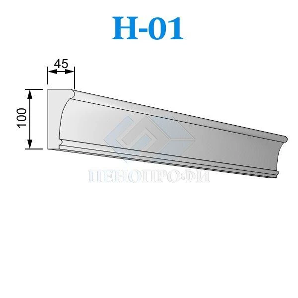 Фото Фасадные наличники из пенопласта (пенополистирола) Н-01 ПСБ-С-25Ф