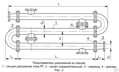 Фото Подогреватель водоводяной ПВ1-168х4-Г-1,0-6,98-Т латунь